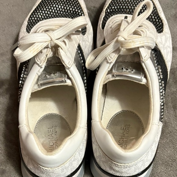 Michael Kors Black and White Casual Sneakers - Picture 3 of 4